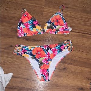Hollister Matching Set Floral Bikini